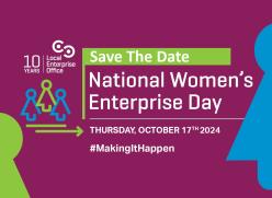 Women's Enterprise Day on Purple background